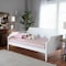 Baxton Studio Mariana White Finished Wood Twin Size Daybed 158-9640 - alternate 5